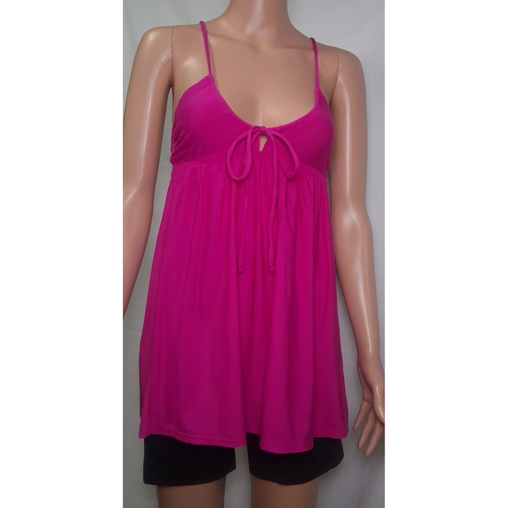 Salt & Cove Swim Cover Up Criss Cross Back Tie Front Pink Medium